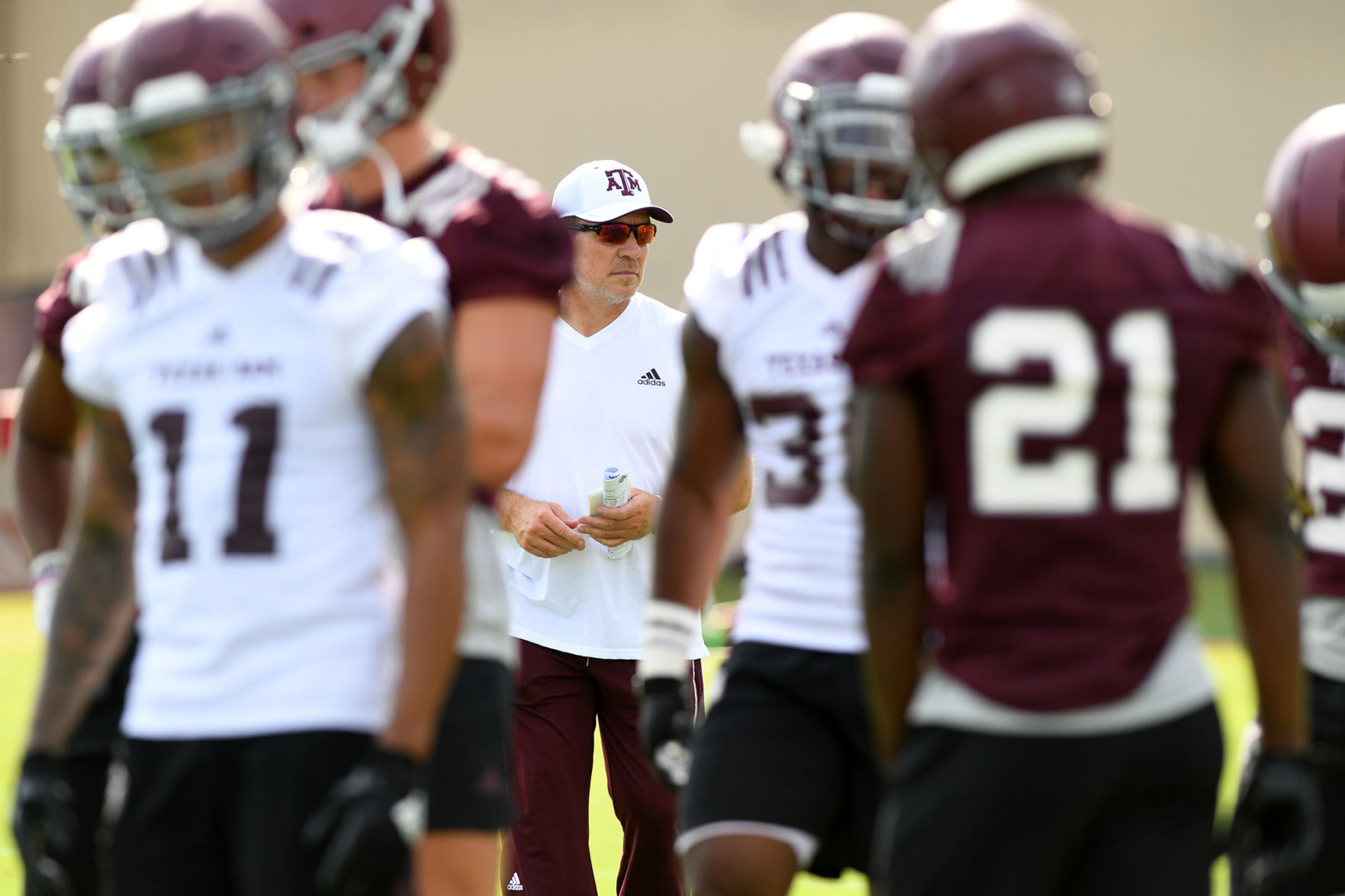 Texas A&M football practice